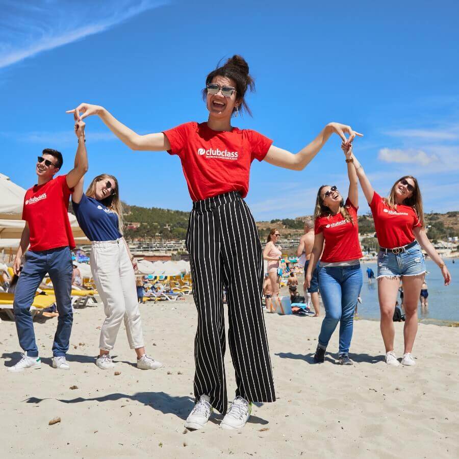 Clubclass — aktivity na pláži